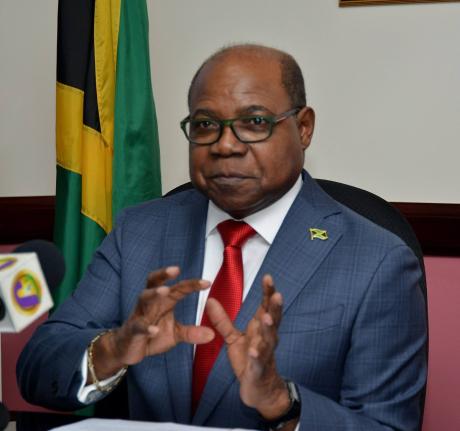 Edmund Bartlett, minister of tourism. 