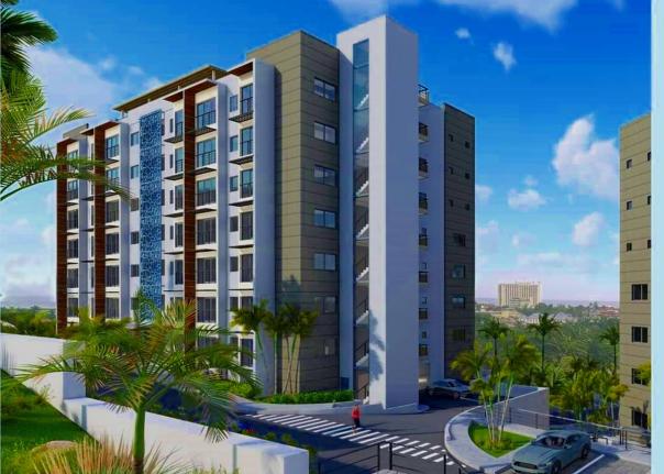 Graphical representation of the SOL Harbor high-rise residential complex to be undertaken by Proven Properties in Ocho Rios, St Ann.