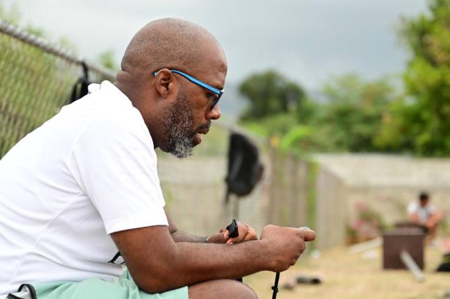 Hydel High School’s head coach, Corey Bennett.