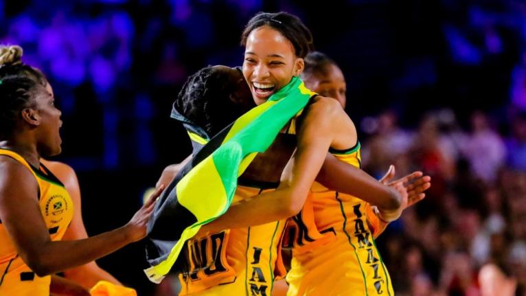 Sunshine Girls captain, Shamera Sterling-Humphrey (right) started her Commonwealth leadership with win over Trinidad and Tobago.