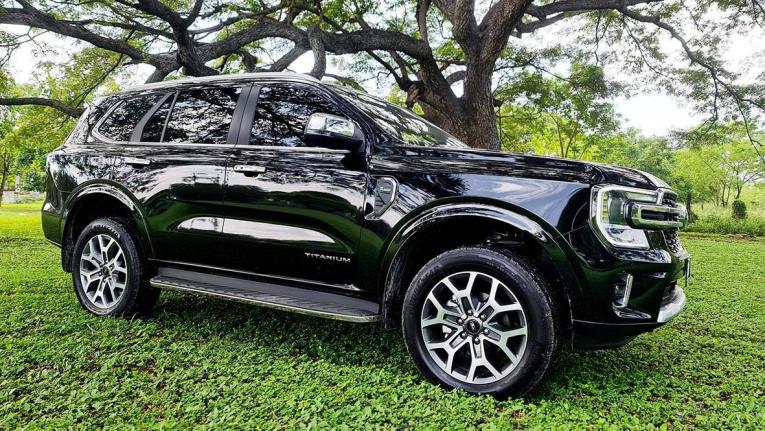 The Ford Everest Titanium.