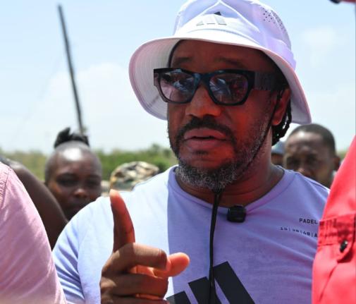 Isat Buchanan, Opposition spokesman on human rights, and members of the People’s National Party visited Cooper’s Pen, Trelawny, on Thursday to speak to residents who were impacted by the demolition exercise on Tuesday morning. – Ashley Anguin photo