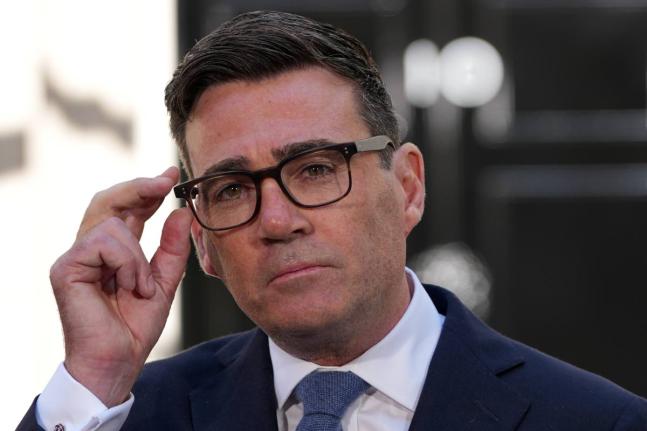 Britain’s Prime Minister Andy Burnham.