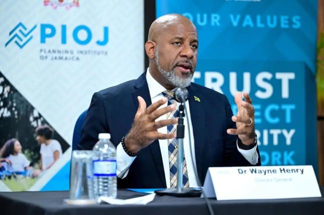 Dr Wayne Henry, Director General of the Planning Institute of Jamaica