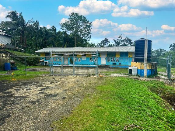 Reach Primary and Infant School in Portland, which benefited from the CHASE Fund’s perimeter fencing programme.