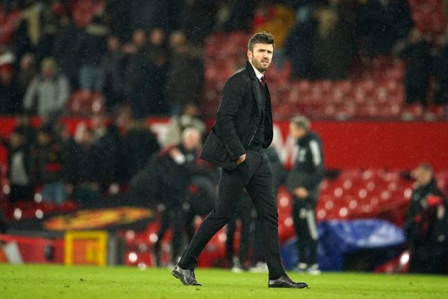 Manchester United coach Michael Carrick.