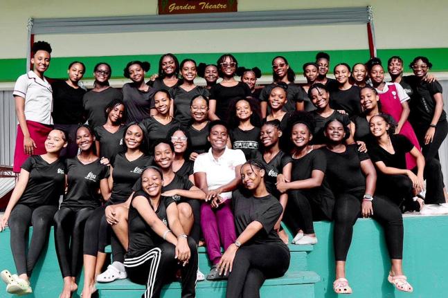 Members of the SAHS Dance Troupe.