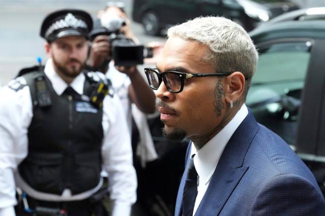 Grammy-winning singer Chris Brown