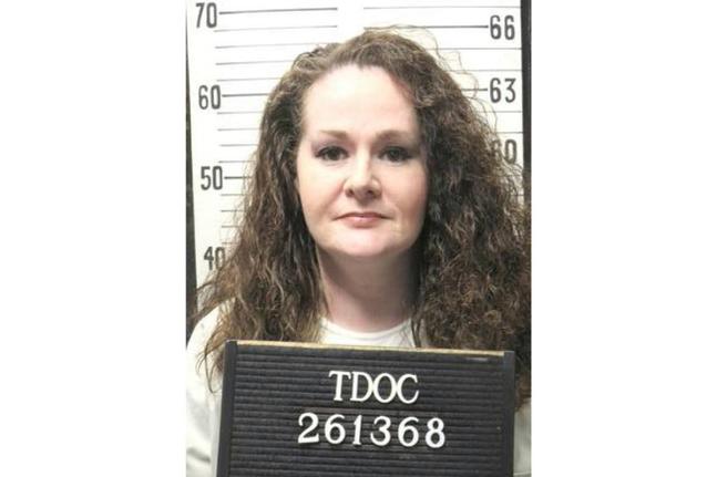 FILE- This photo provided by the Tennessee Department of Correction shows Christa Pike on Jan. 12, 2023. (TDOC via AP)
