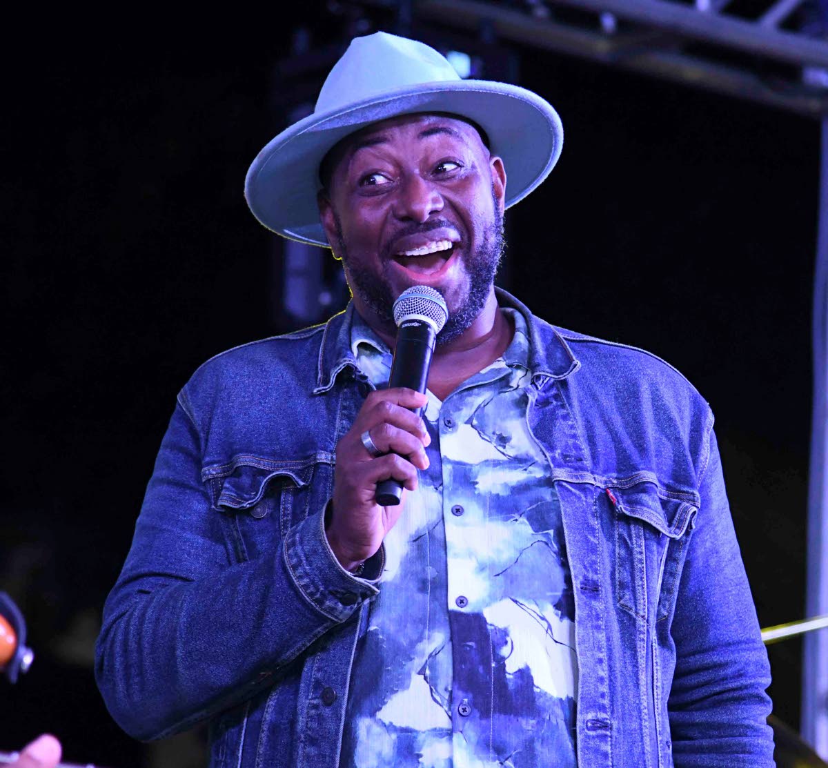 JaRIA Chairman Ewan Simpson at Reggae Wednesdays.