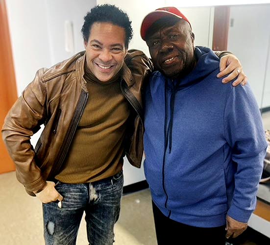 Oliver Samuels (right) and David Heron.