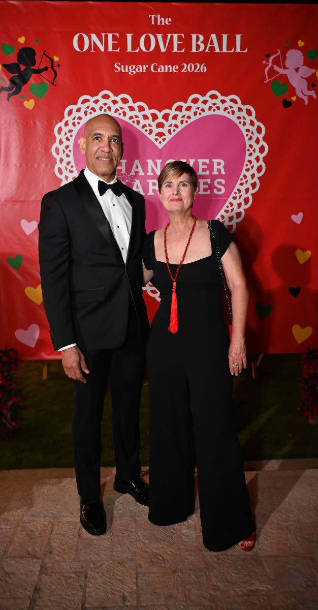 Major General (Retired) Antony Anderson, Jamaica’s ambassador to the United States of America, posed with partner, Film Producer Justine Henzell.