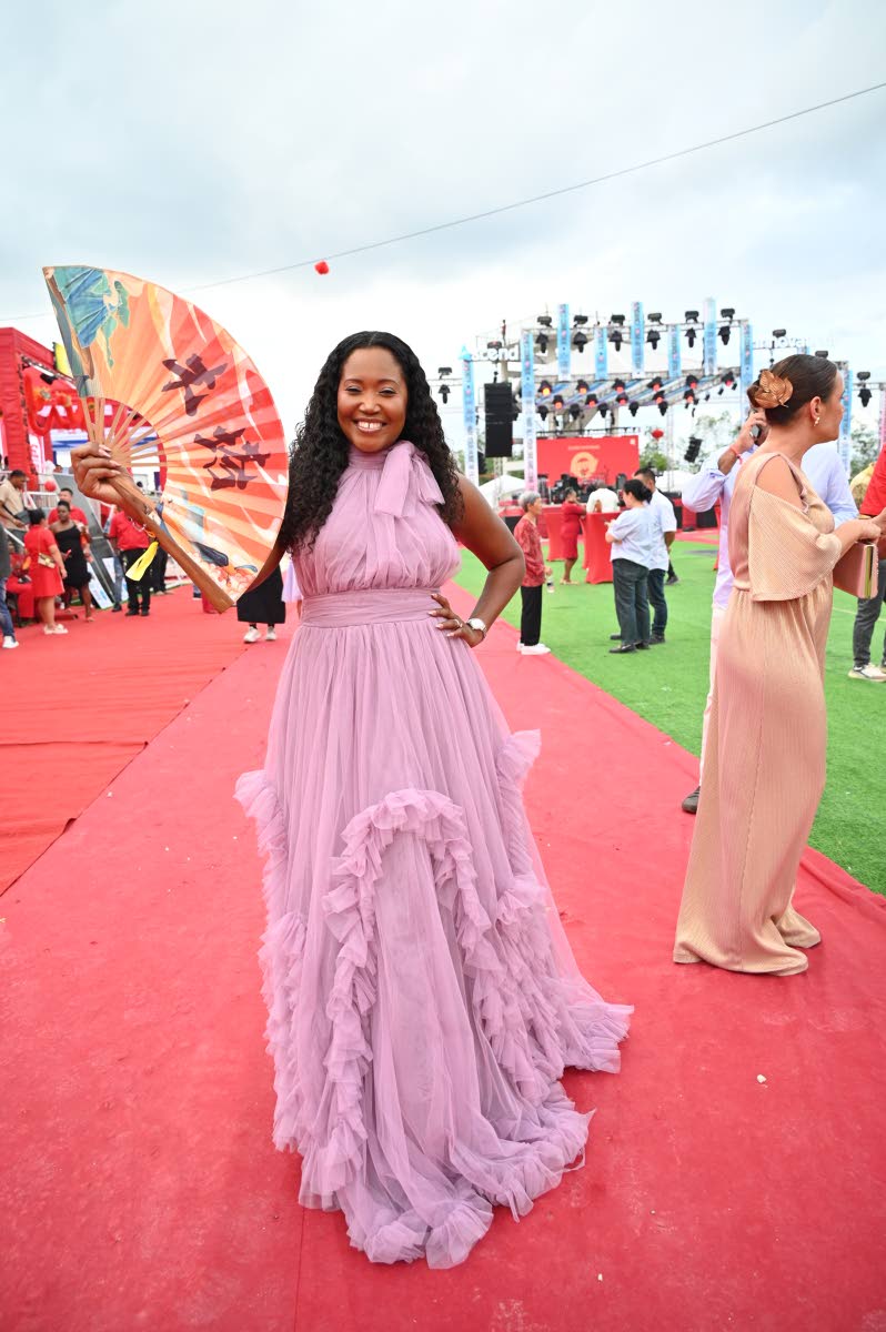 Bringing the flair in a look she copped from Fitz Clothing is Shantel Hill-Afonso, marketing manager at Sunshine Snacks.