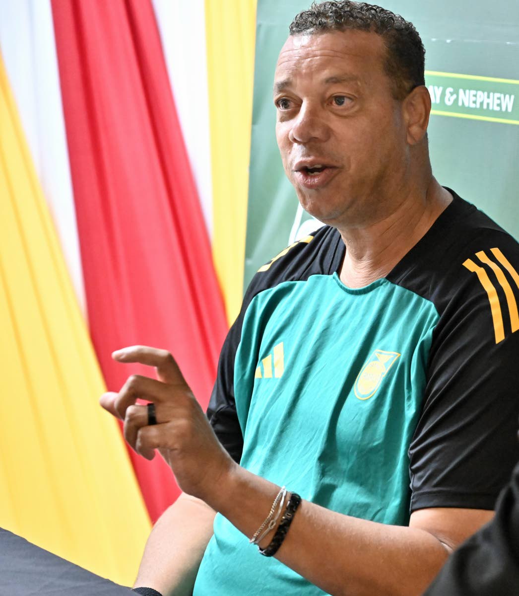 Reggae Girlz head coach, Hubert Busby Jr.