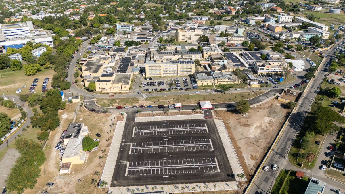 
An aerial view of the University Hospital of the West Indies.