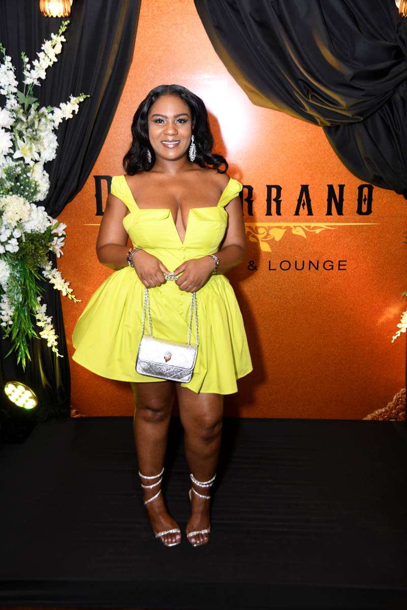 Kadeidra Edwards, co-owner of Miller’s Logistics, makes a flirty statement in the Cleodora poplin micro mini dress from Fashion Nova.