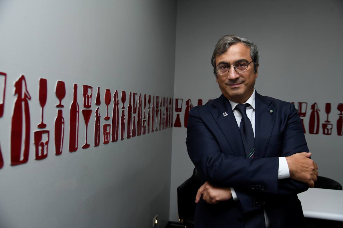 Antoine Lodge/Photographer 
Italian Ambassador to the United States of America Marco Peronaci at the welcome reception held in his honour at the corporate office of J. Wray and Nephew on Dominica Drive in New Kingston on September 4, 2026. 