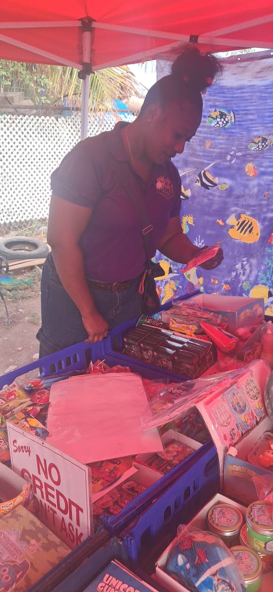 
Antriesha Williams, vendor at Greater Portmore Primary School in Portmore. 