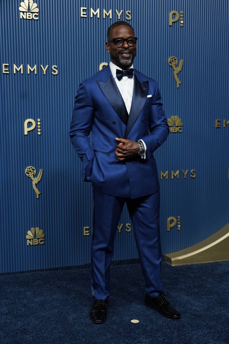 Sterling K. Brown is dapper in blue.