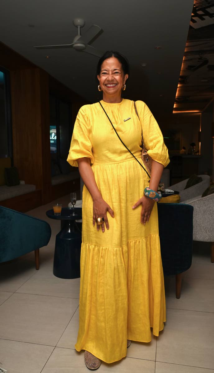 Rachel McLarty, Sandals Resorts International’s corporate director of communications and public relations, proves yellow is definitely her colour.