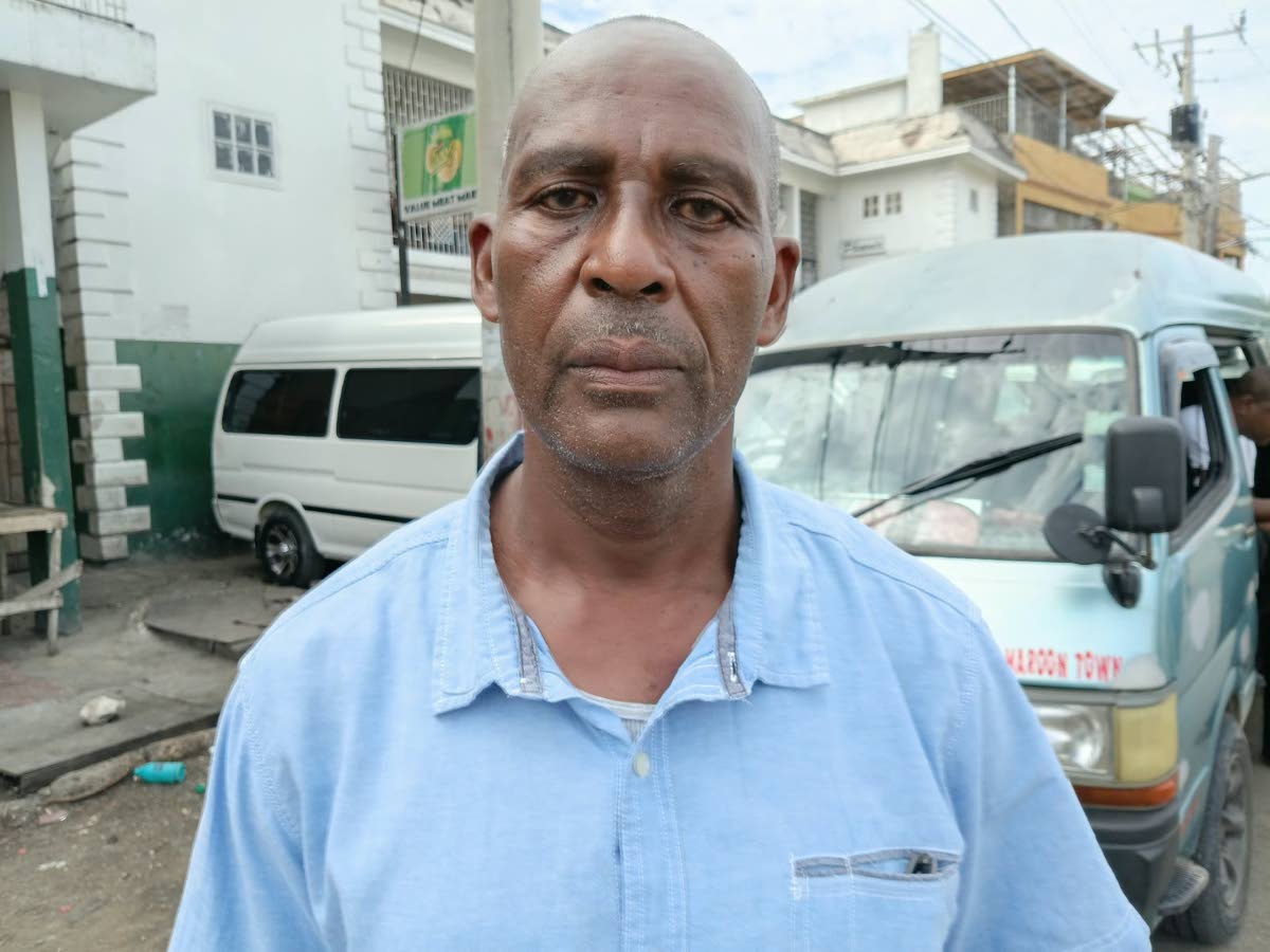  Nigel Campbell, a bus operator along the Maroon Town to Montego Bay route.