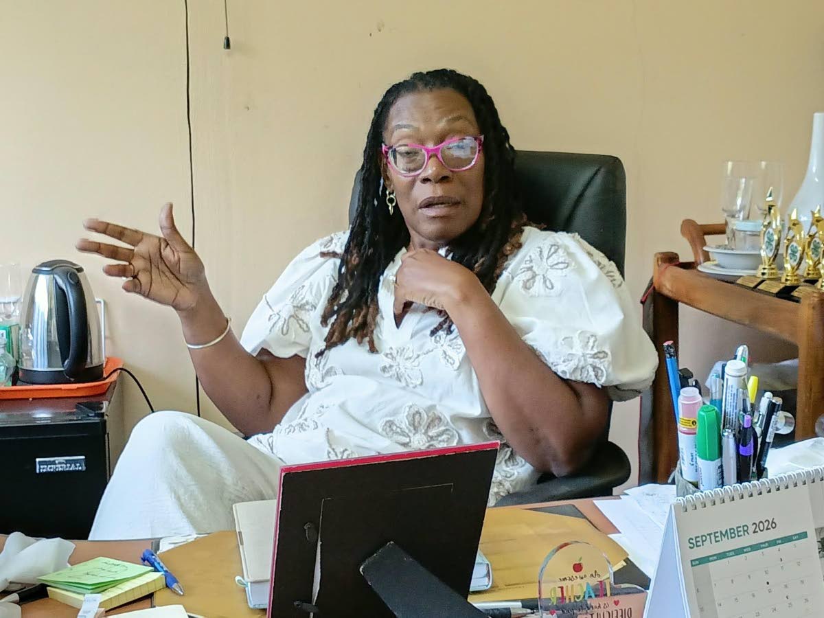 Janet Manning, principal of Maldon High School in St James.