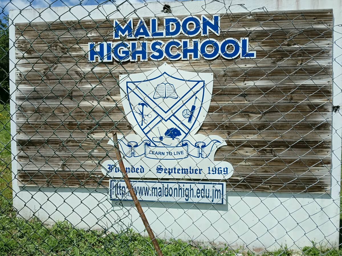 Maldon High School sign 