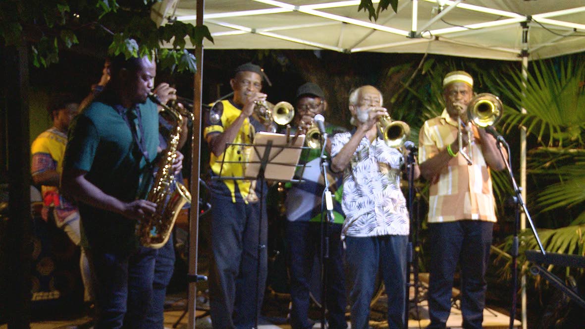 This was the icing on the cake as an unplanned performance by Trumpeters Vivian Scott, Chico Chin and Andre Gayle, along with trombonist Everton Gayle joined saxophonist Lukel Miller and trumpeter Mickey Hanson brought the evening to grand finale.