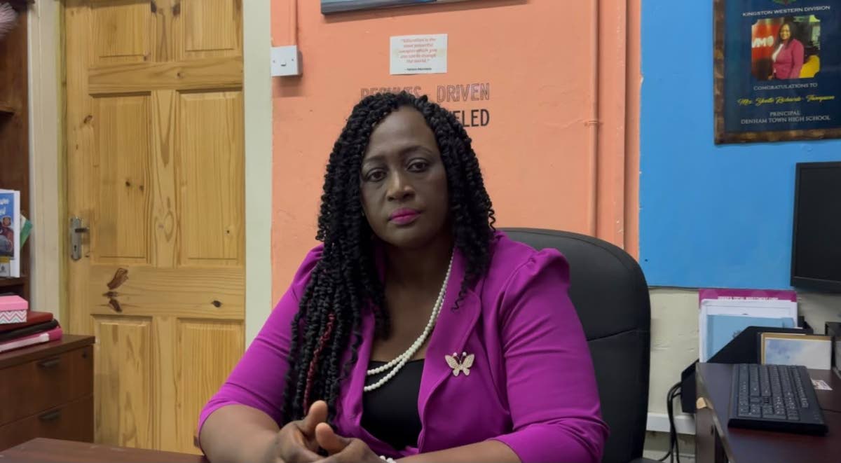 Principal of Denham Town High School, Yvette Richard Thompson. 