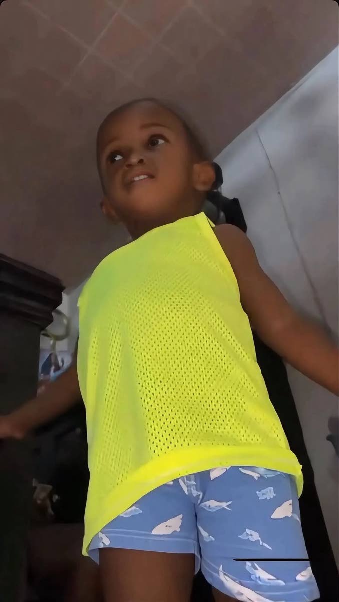 One-year-old Kaheel Daley