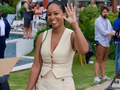 Jamaica-born Talia Parkinson-Jones, executive producer of NBC’s Today with Jenna and Sheinelle, on the job while a segment was being shot at Sandals Dunn’s River in Ocho Rios, St Ann.