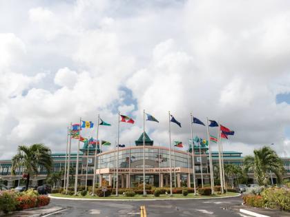 The CARICOM Secretariat building in Georgetown, Guyana.