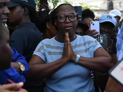 Suzette Campbell, a resident of Coopers Pen, Trelawny, became emotional during the tour of Prime Minister Dr Andrew Holness who was visiting the community yesterday.