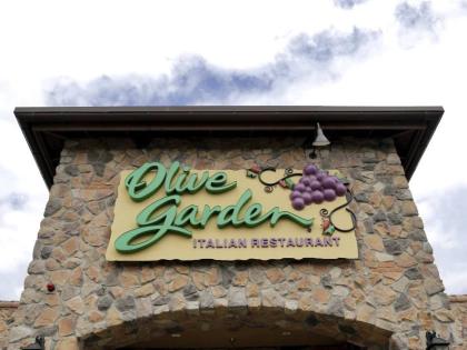 An Olive Garden restaurant in Methuen, USA, shown in June 2016.  AP 