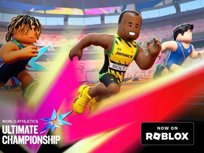 An image from Roblox’s Track & Field: Infinite.