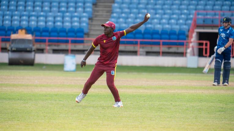 West Indies U19 all-rounder Vitel Lawes.