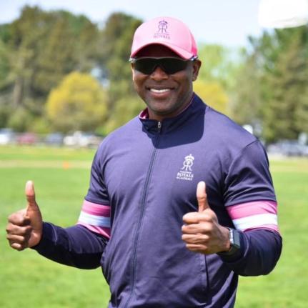 Andrew Richardson, team manager and assistant coach of Barbados Tridents at the Rajasthan Royals Academy in New Jersey.